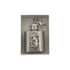Madonna & Child Holy Water Flask SS w/ Keychain   1 oz