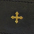 Sheepskin Leather Brass Cross Rosary Pouch