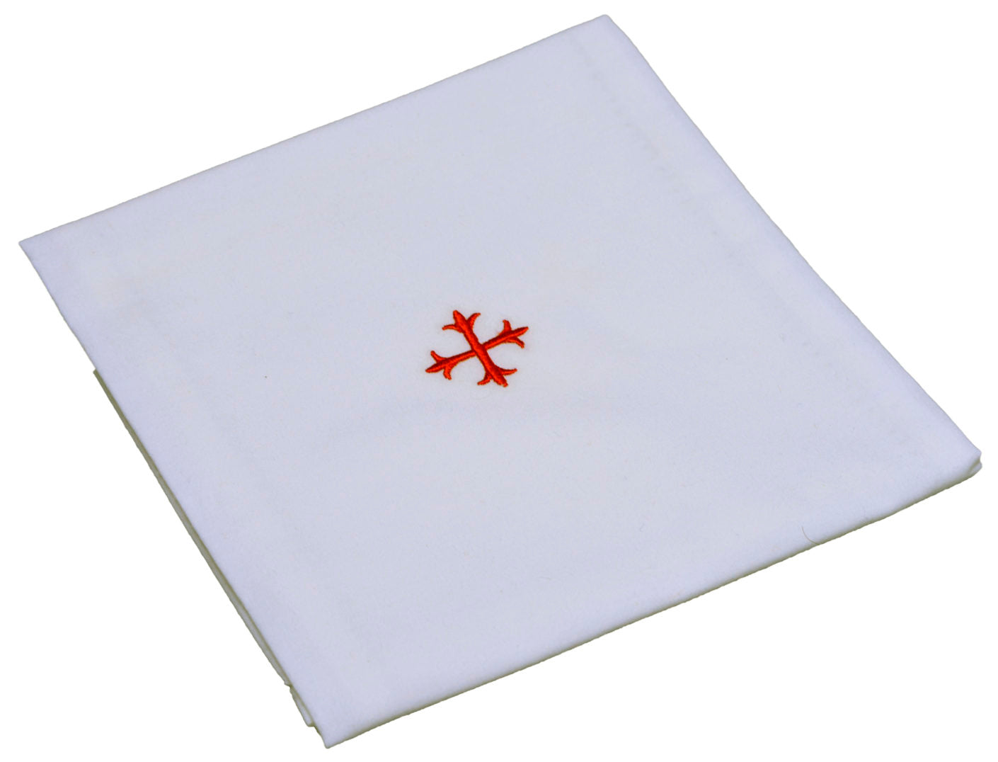 Cotton Altar Linens with Red Cross (H100R)