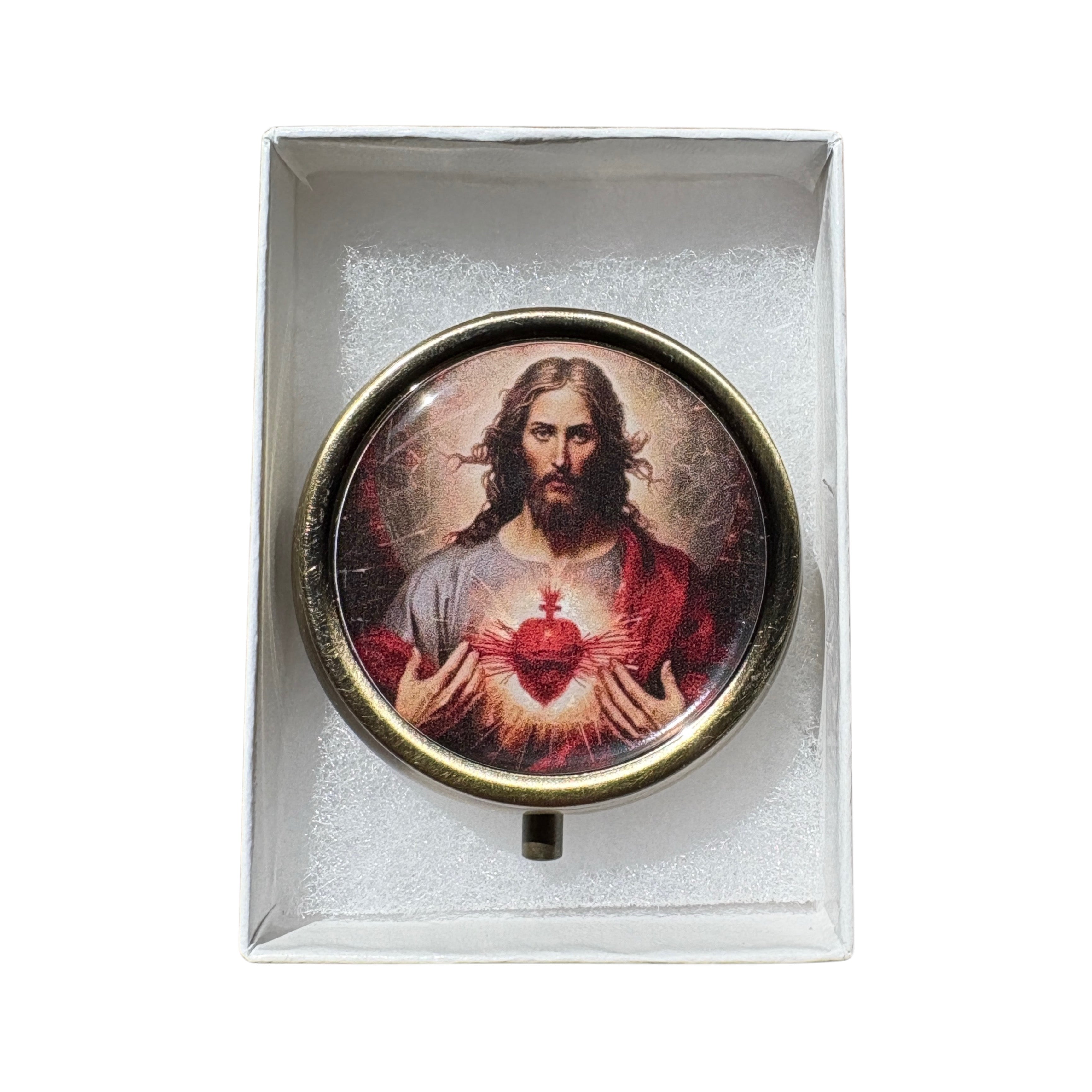 Sacred Heart of Jesus Pyx    2"