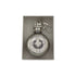 Crown and Cross Holy Water Flask SS   1 oz
