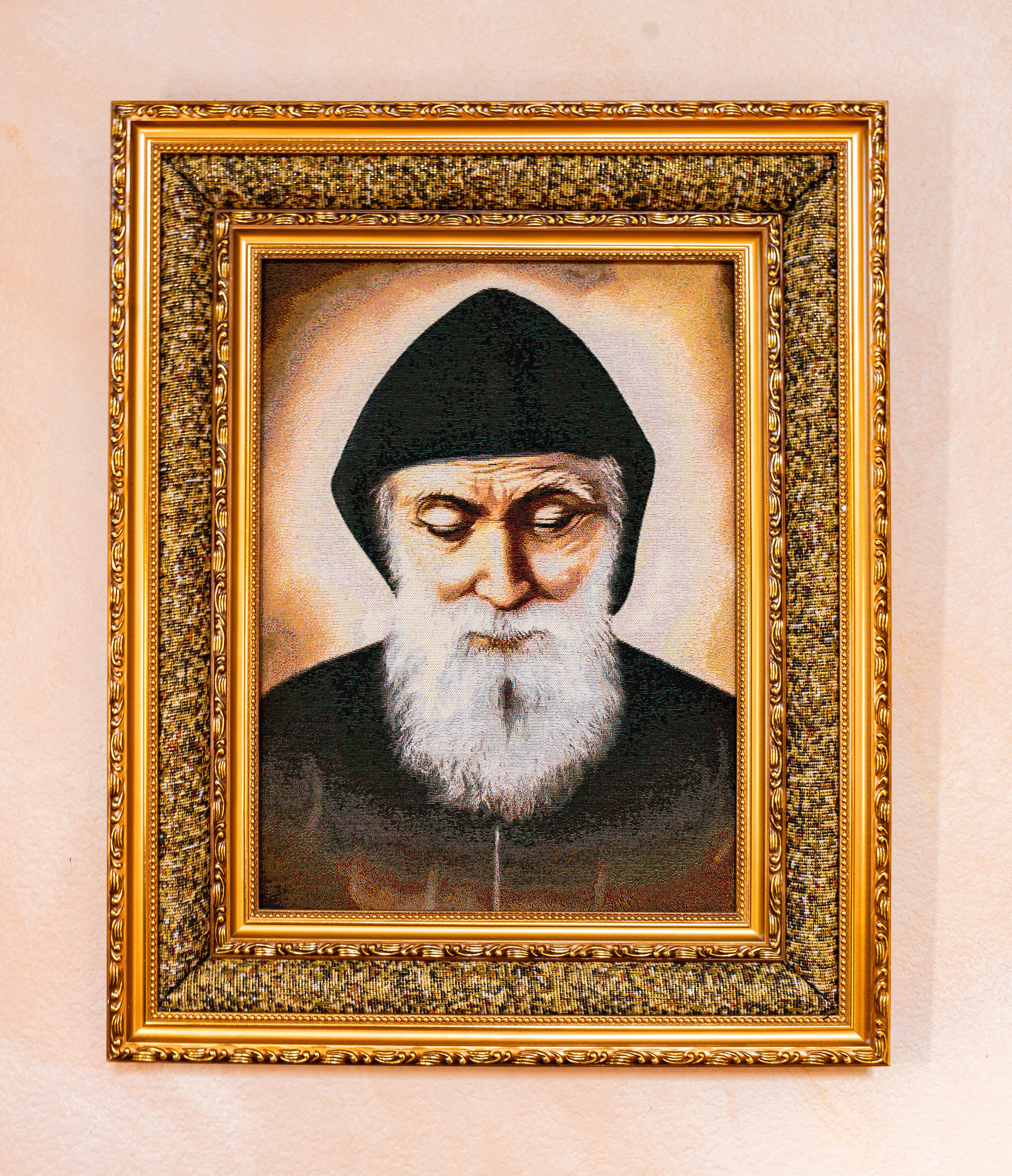 St. Charbel  -Double Padded         (17" x 21")