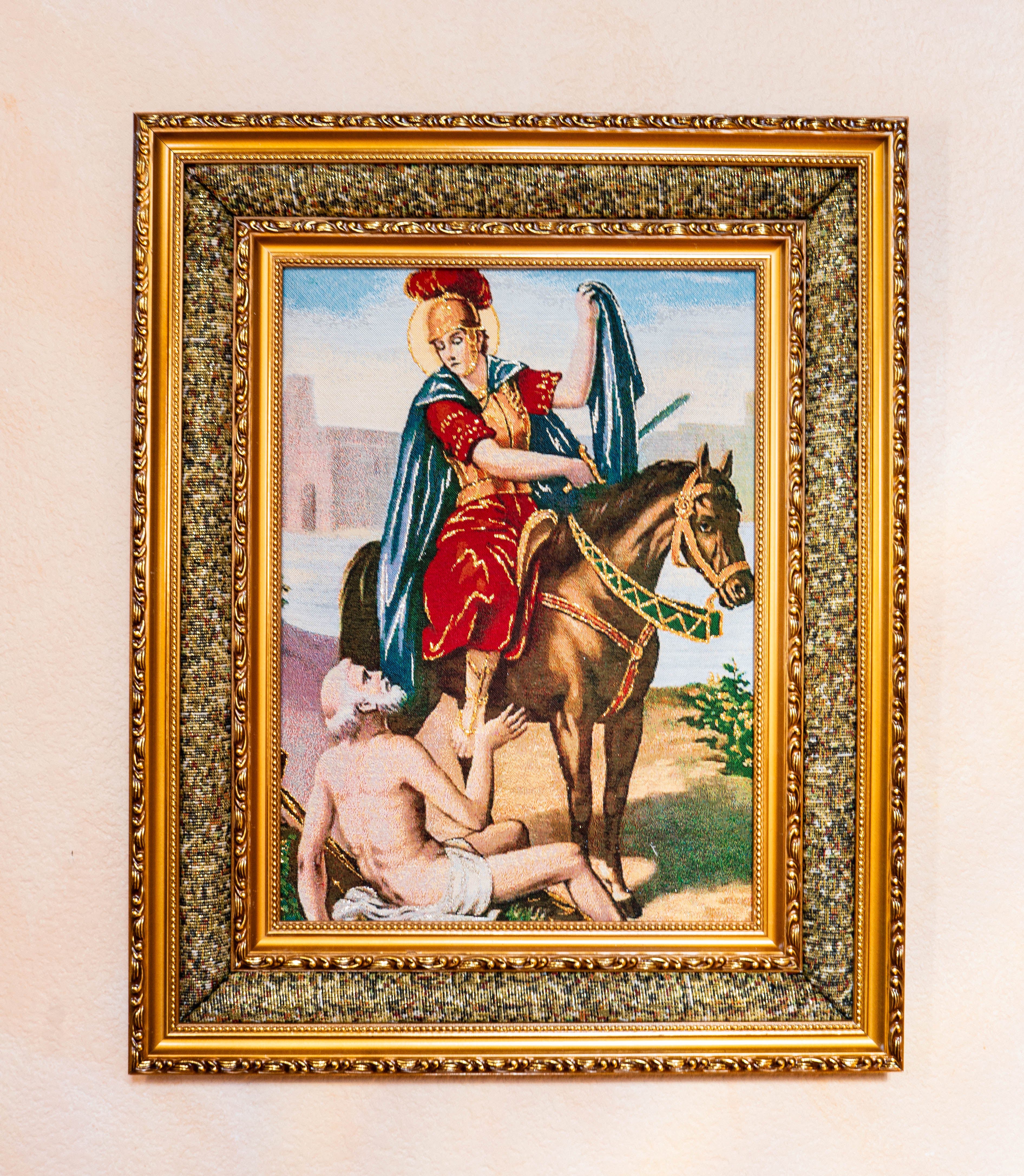 St. Martin of Tours   -Double Padded         (17" x 21")