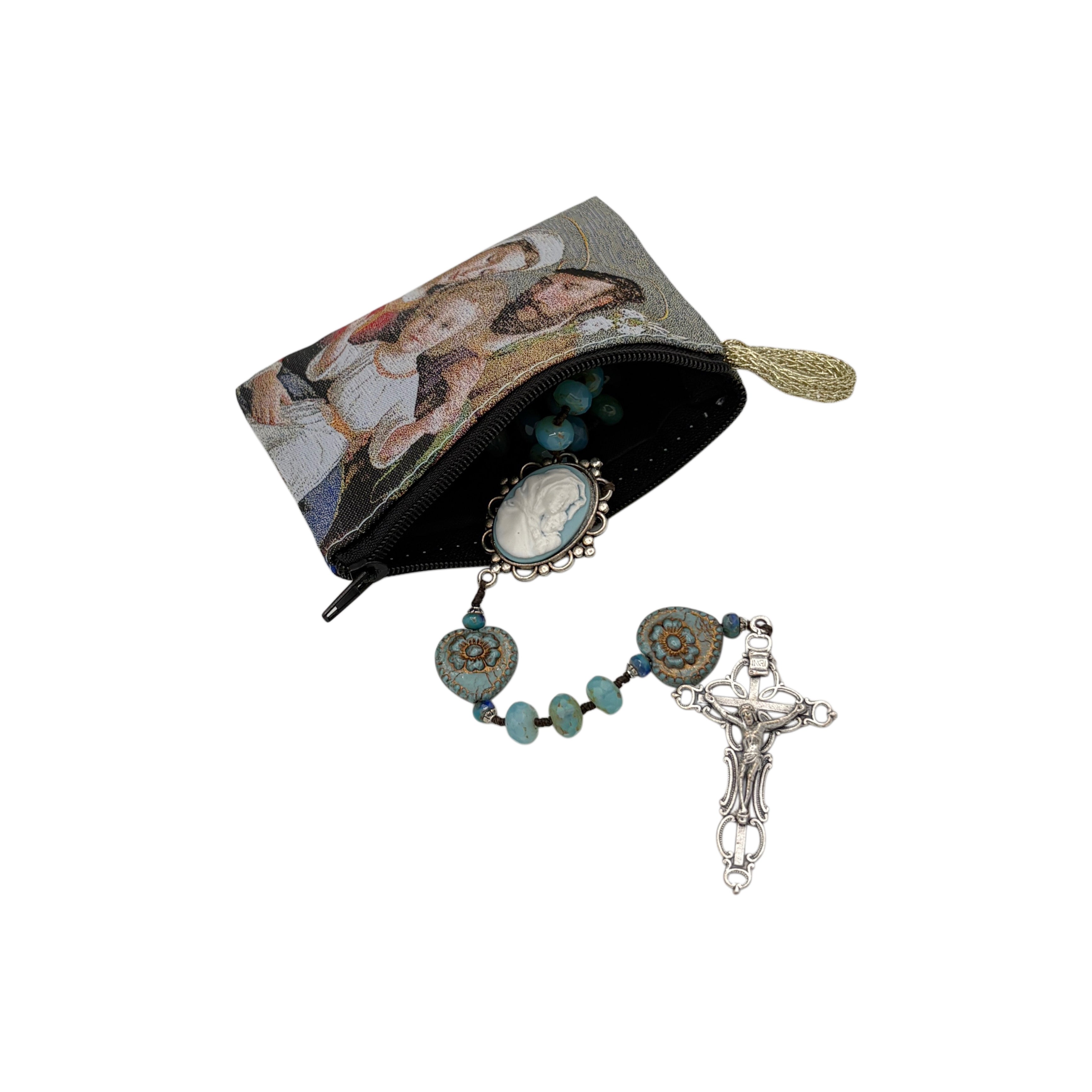 Rosary Pouch - Holy Family 3″ x 4″