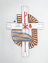 Embroidered Baptismal Bib (Poncho Style)