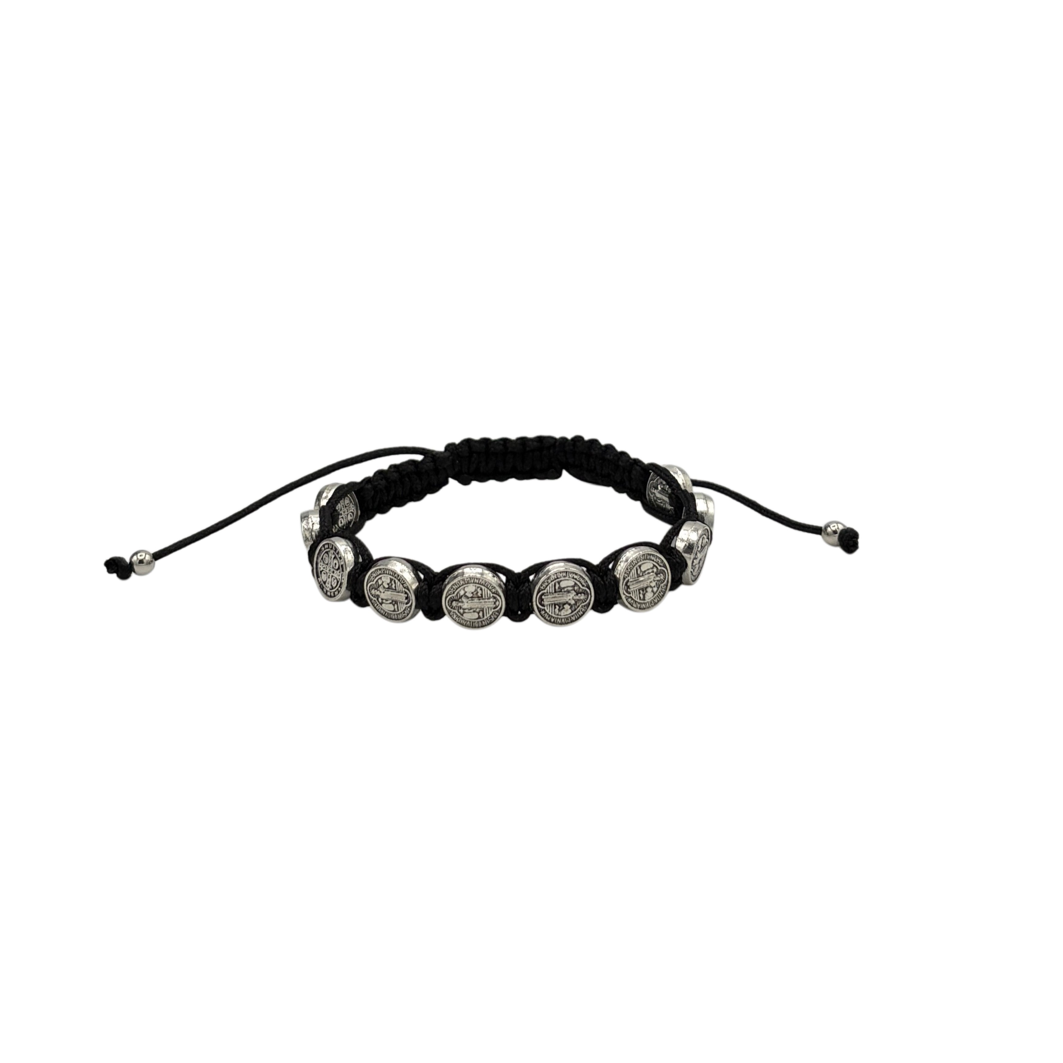 St. Benedict Cord Bracelet *NEW COLORS*    7"