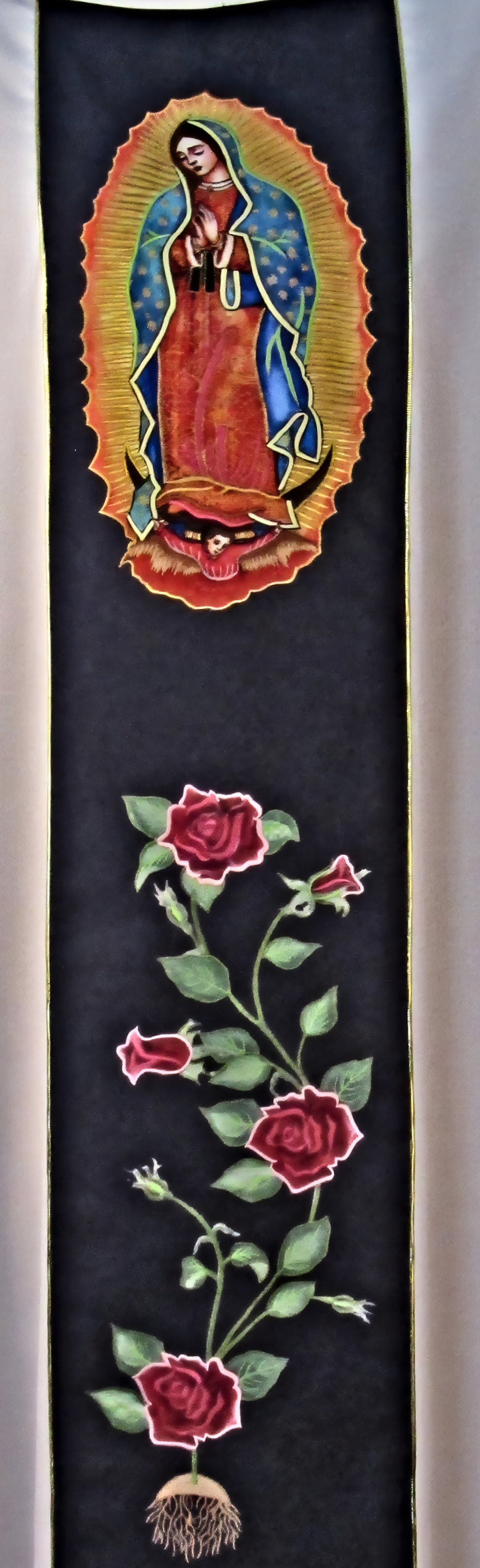 Chasuble - Miraculous Roses w/ Our Lady of Guadalupe (GuadR24)
