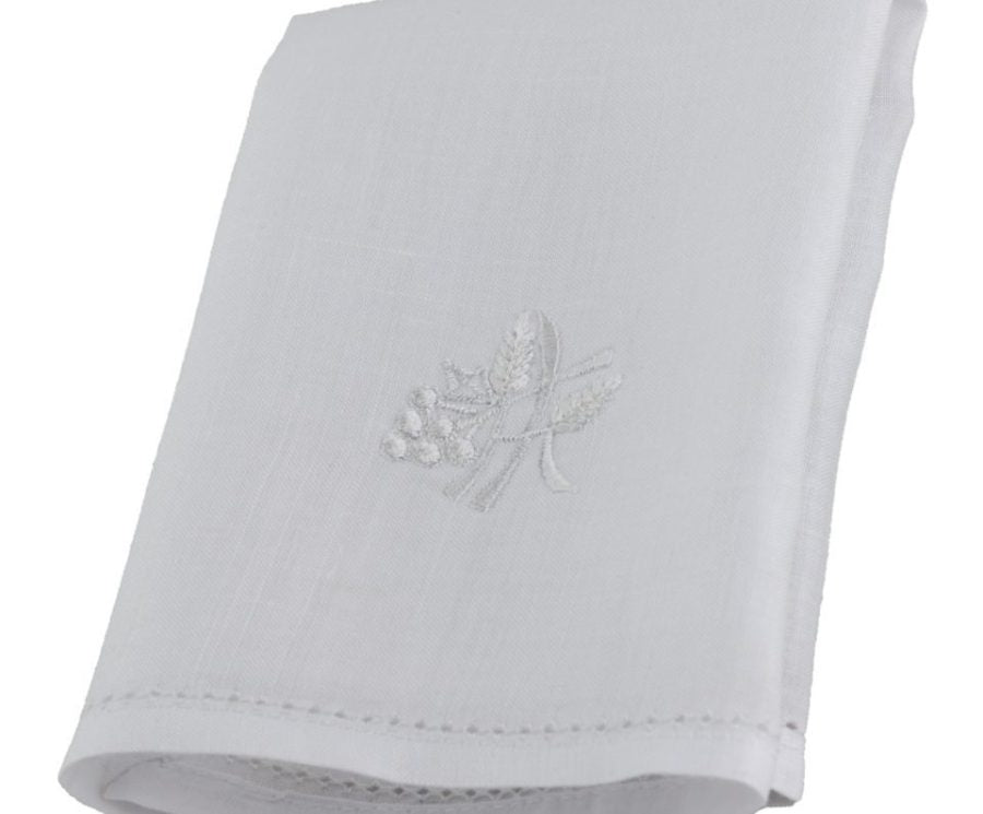 H135 Grapes & Wheat Weave Cotton Mass Linens