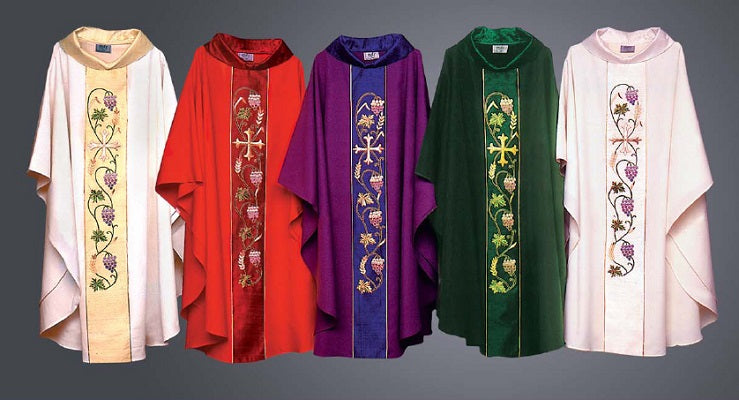 Hand Embroidered Chasuble - Lithurgical Vestments