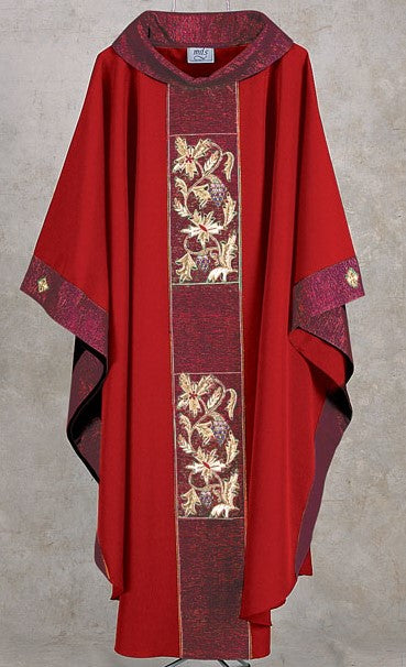 Grapes and Vines - Classic Hand Embroidered Chasuble