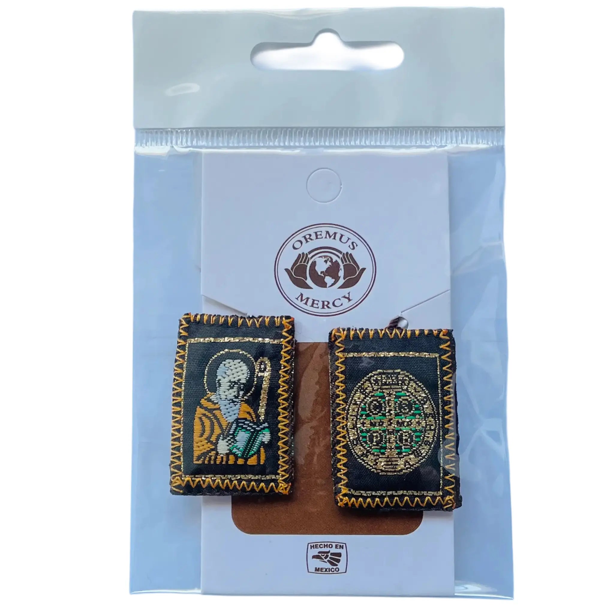 Scapular - St. Benedict BROWN   1.5"