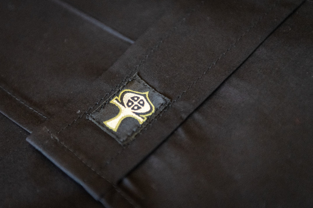 Omega 7000 Black Pure Cotton SS NB Shirt