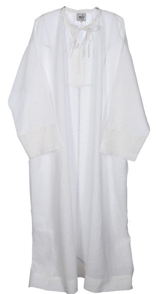 Classic Tie Linen Alb (#3287)