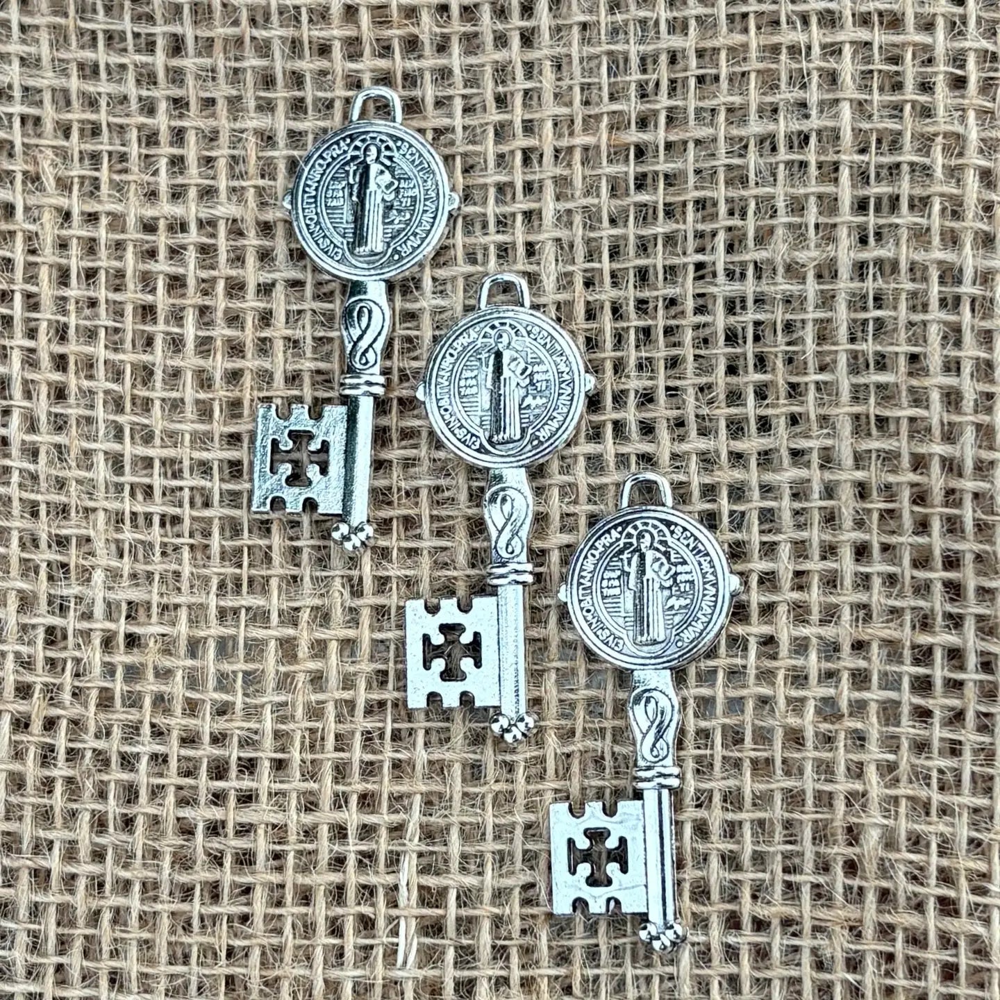 St. Benedict Key - Medal Charm 2"