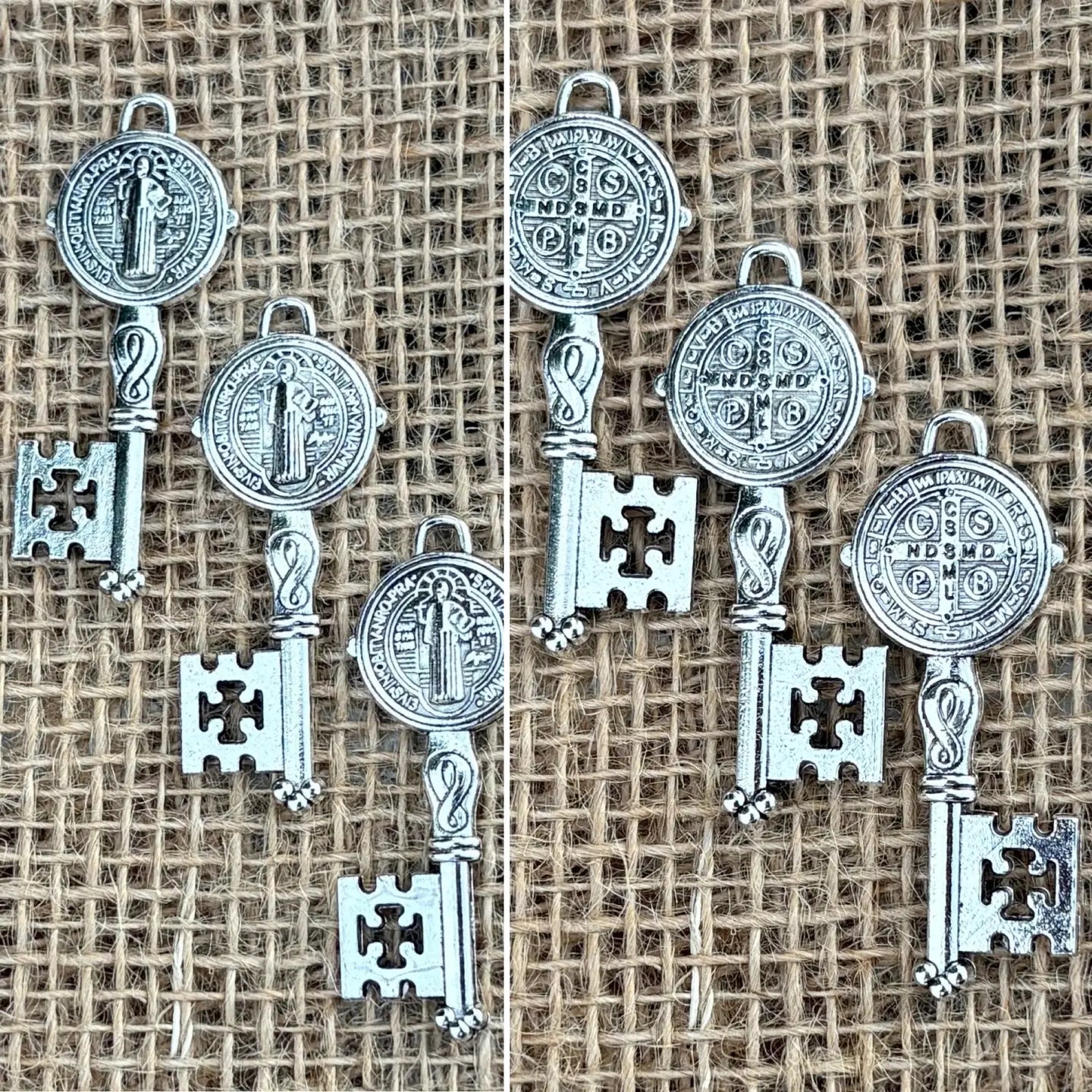 St. Benedict Key - Medal Charm 2"
