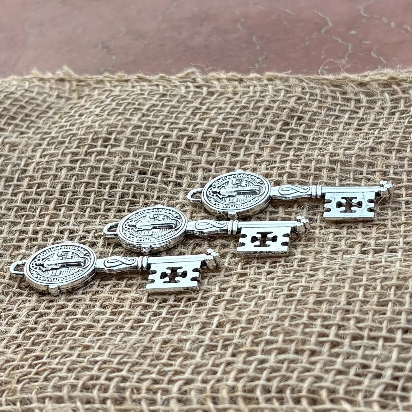 St. Benedict Key - Medal Charm 2"