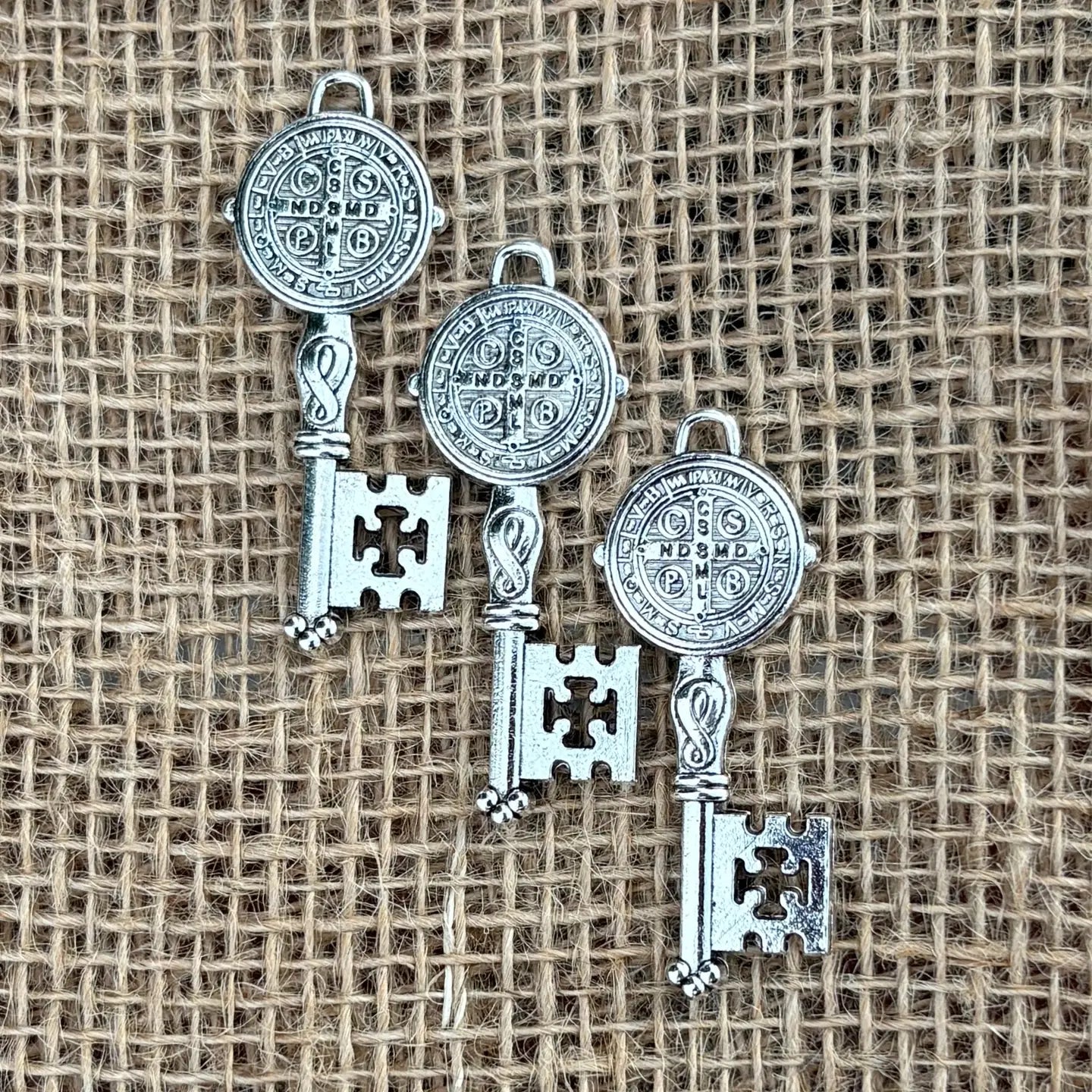 St. Benedict Key - Medal Charm 2"