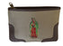 Guadalupe & Rose Tapestry Leather Zipper Pouch
