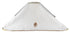 Urn Cover-Chi Ro design w/ Gold Piping