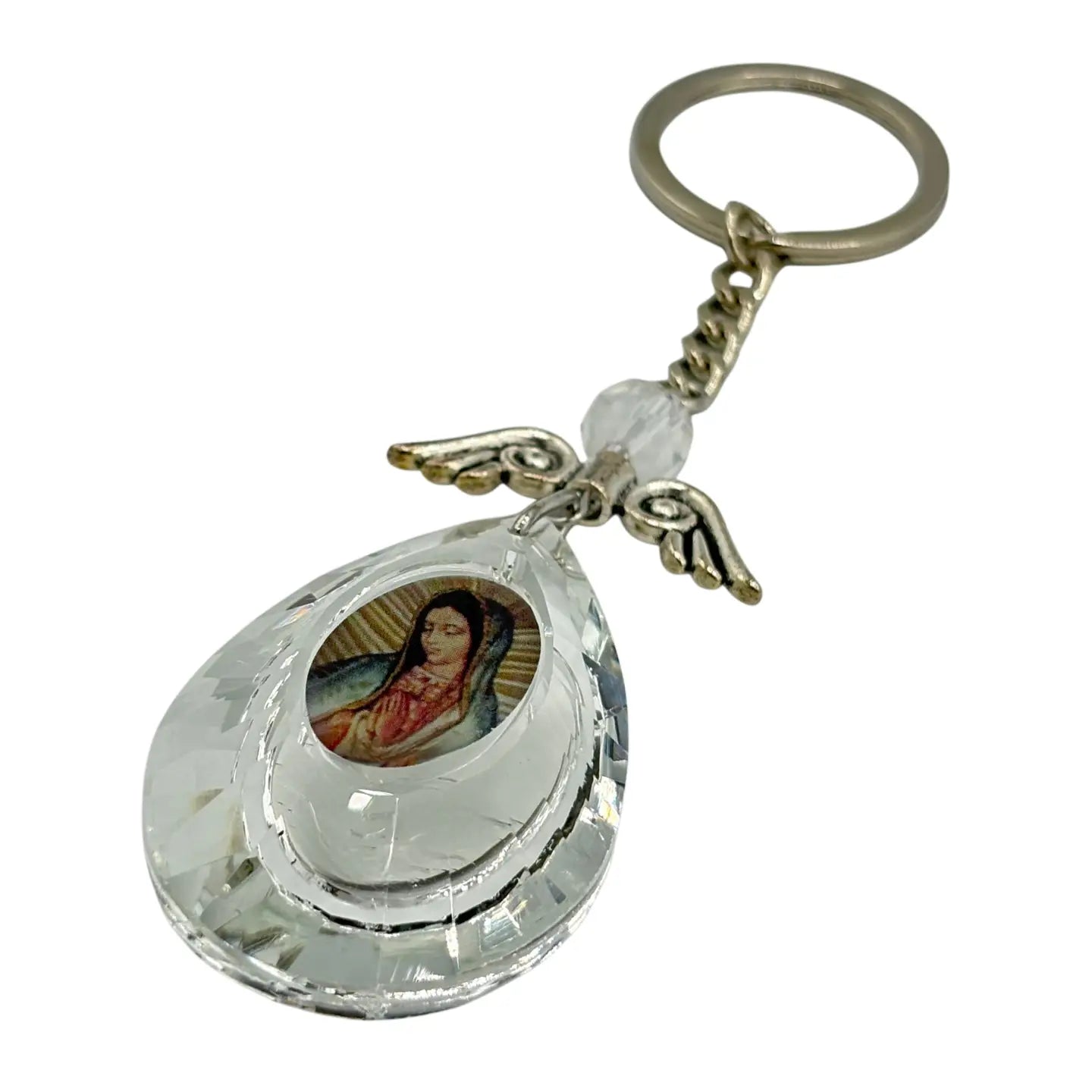 Our Lady of Guadalupe Teardrop Keychain    4” 