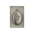 Indulgence Cross Holy Water Flask SS Oval   3 oz