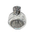 Holy Water Bottle- Sacred Heart of Jesus w/ Rose Top 2.5"   