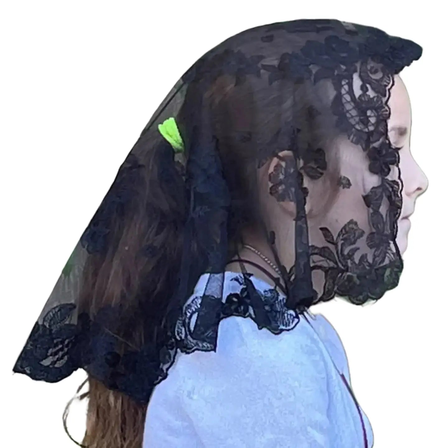 St. Philomena Jr's Veil - BLACK