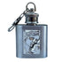 Madonna & Child Holy Water Flask SS w/ Keychain   1 oz