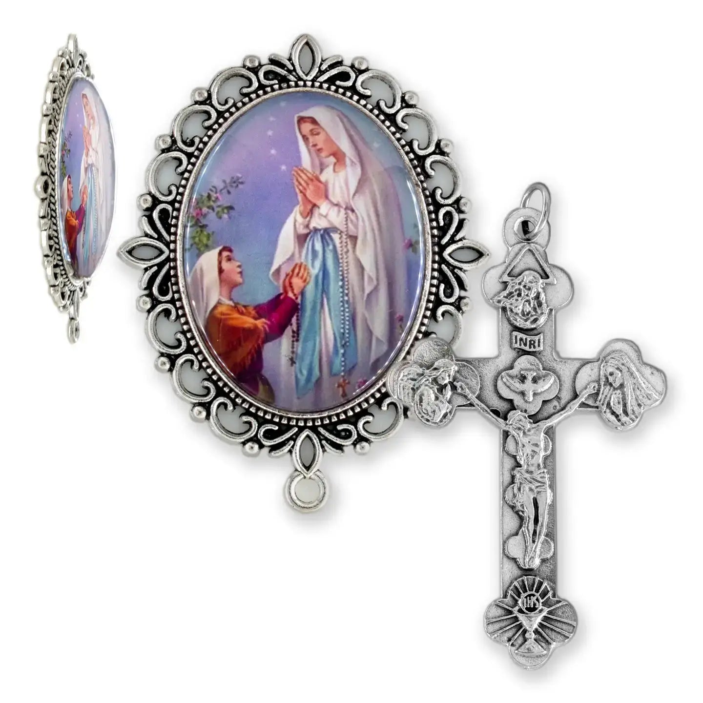 Rosary Center Sets XL - Lot of 16 (2.5" Crucifix)
