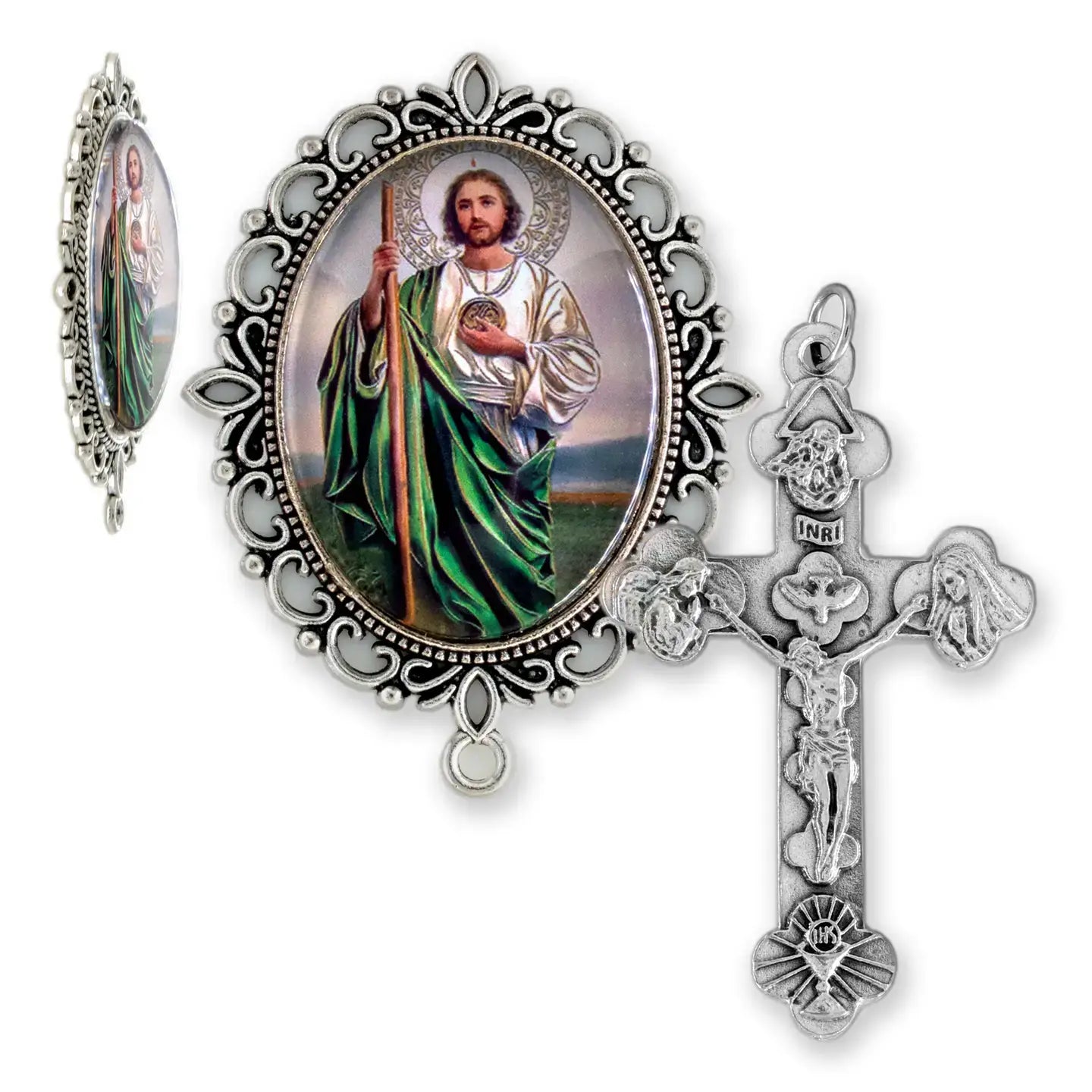 Rosary Center Sets XL - Lot of 16 (2.5" Crucifix)