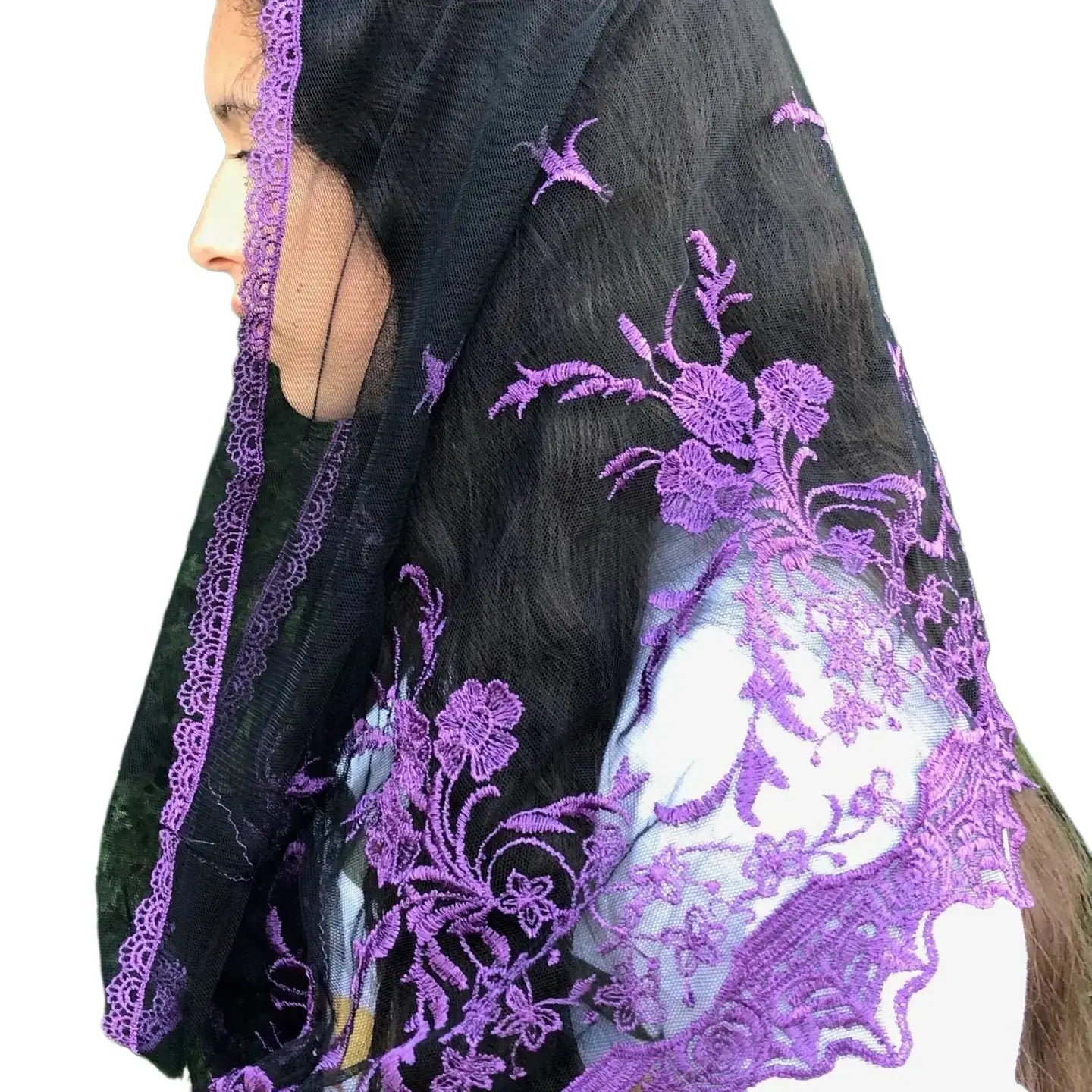 St. Veronica Infinity Veil - PURPLE