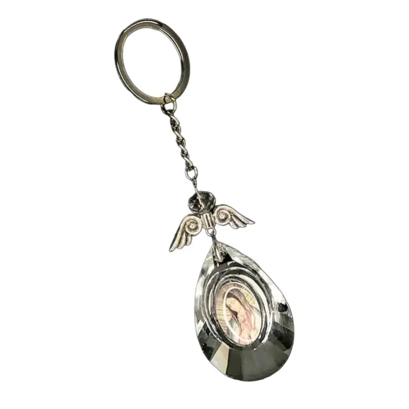 Our Lady of Guadalupe Teardrop Keychain    4” 