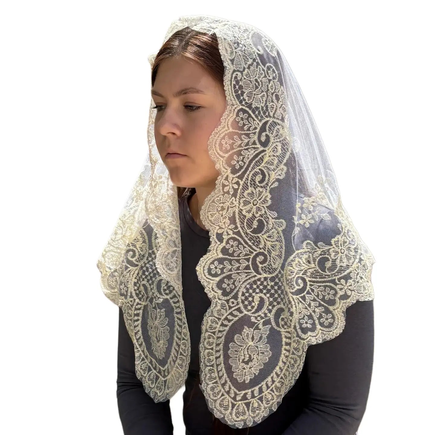 Ave Maria Veil - CREAM
