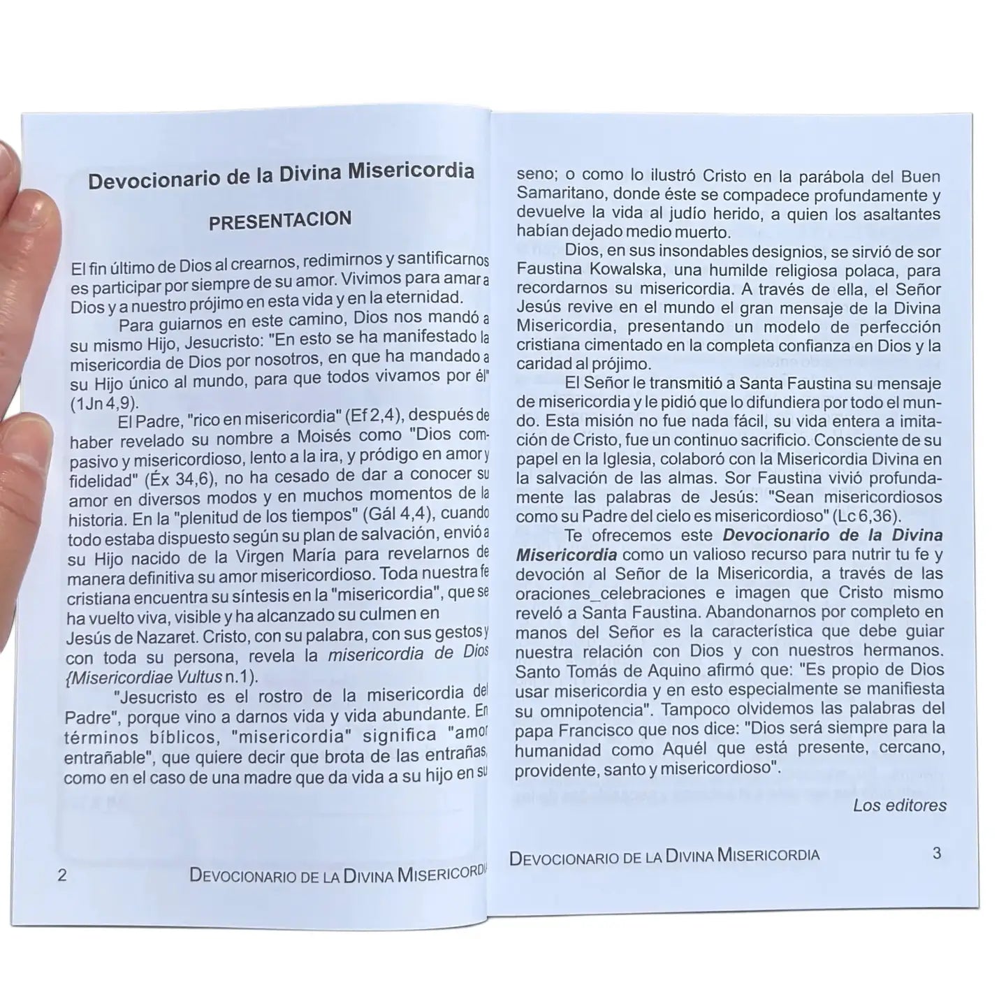 Devocionario a La Divina Misericordia Softcover Book