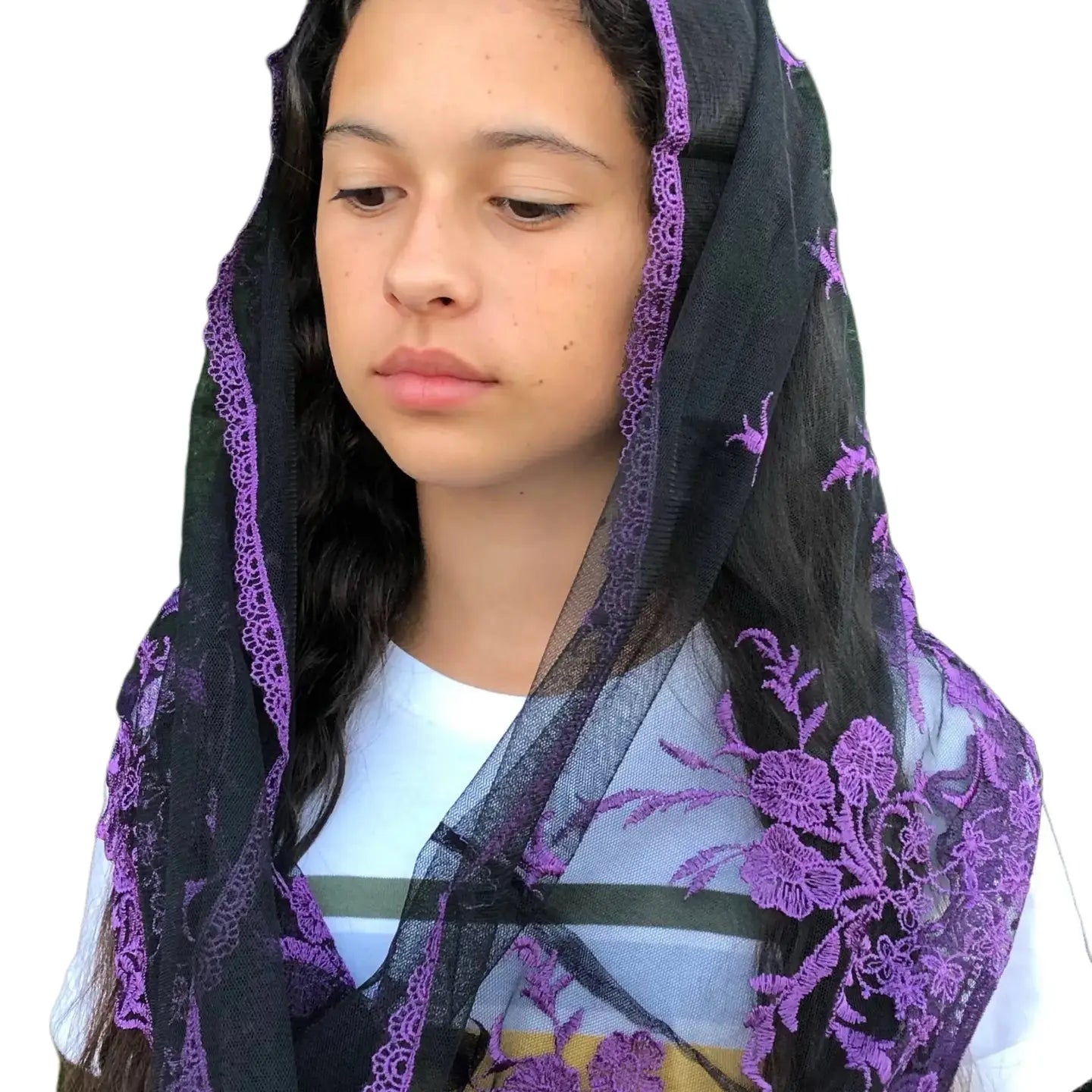 St. Veronica Infinity Veil - PURPLE