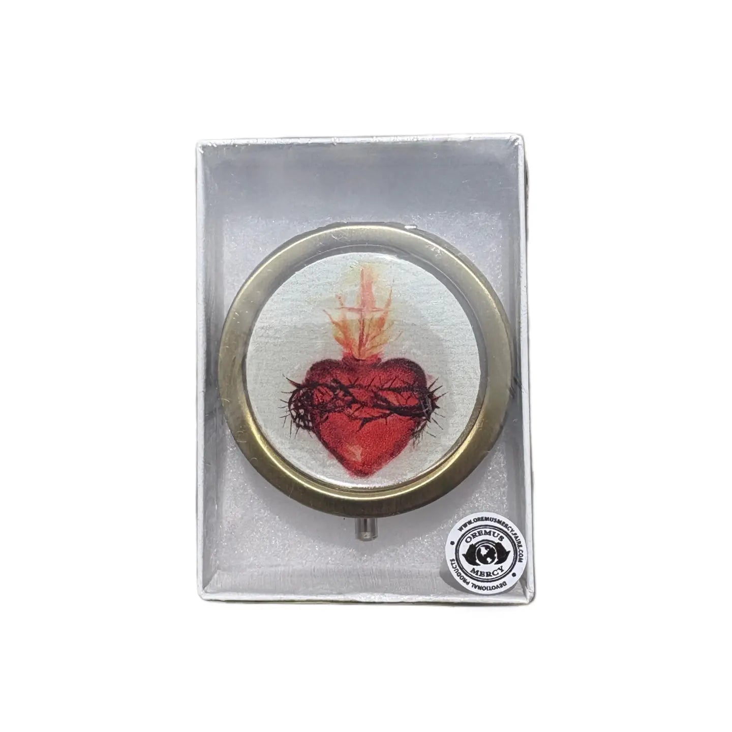 Sacred Heart Pyx    2"