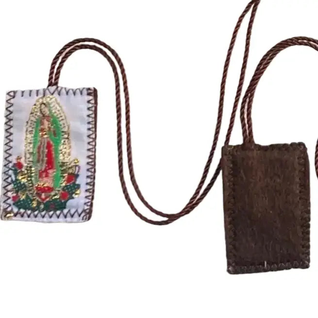 Scapular - Our Lady of Guadalupe (COLORFUL)   1.5"