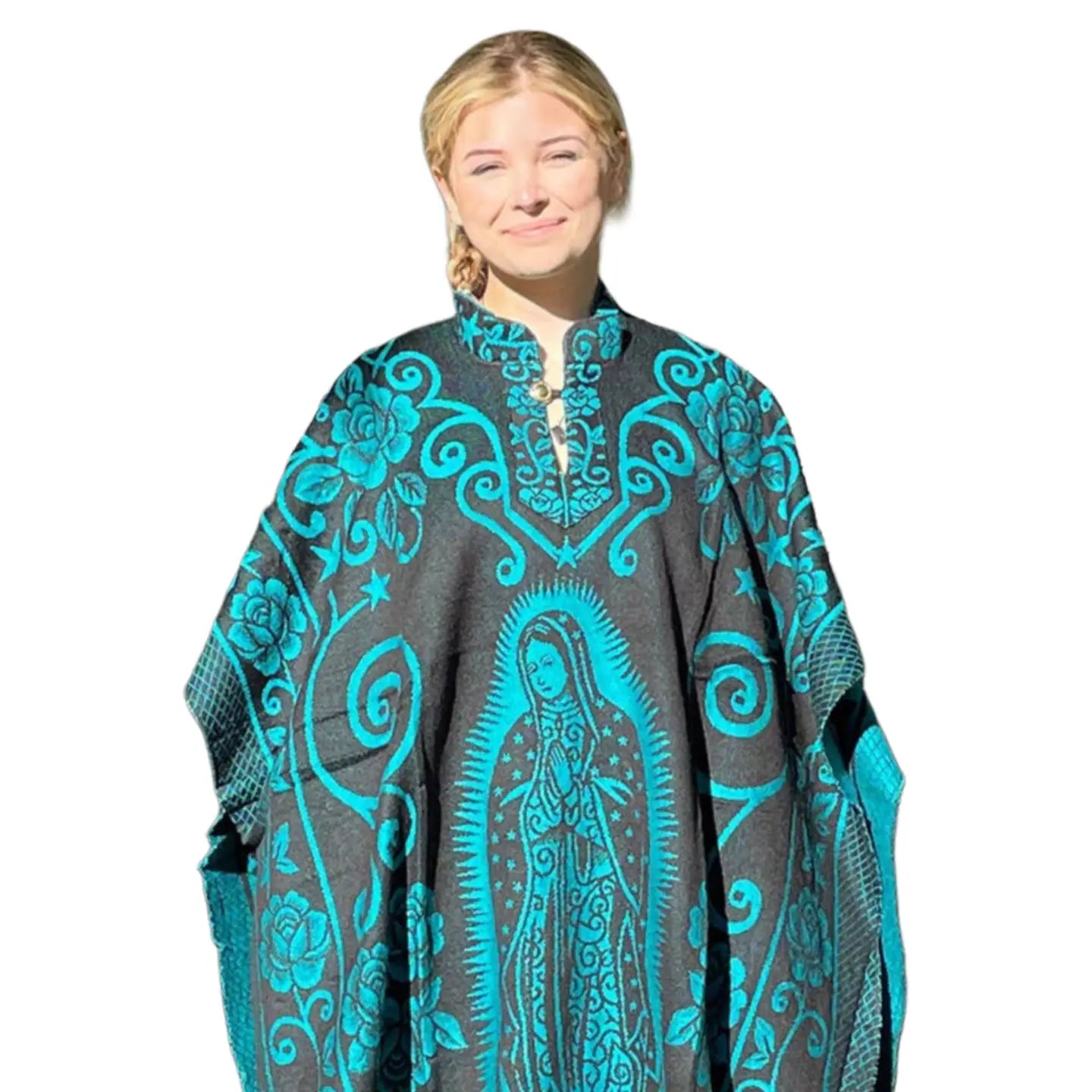 OLOG Poncho - TURQUOISE   44″ x 38″