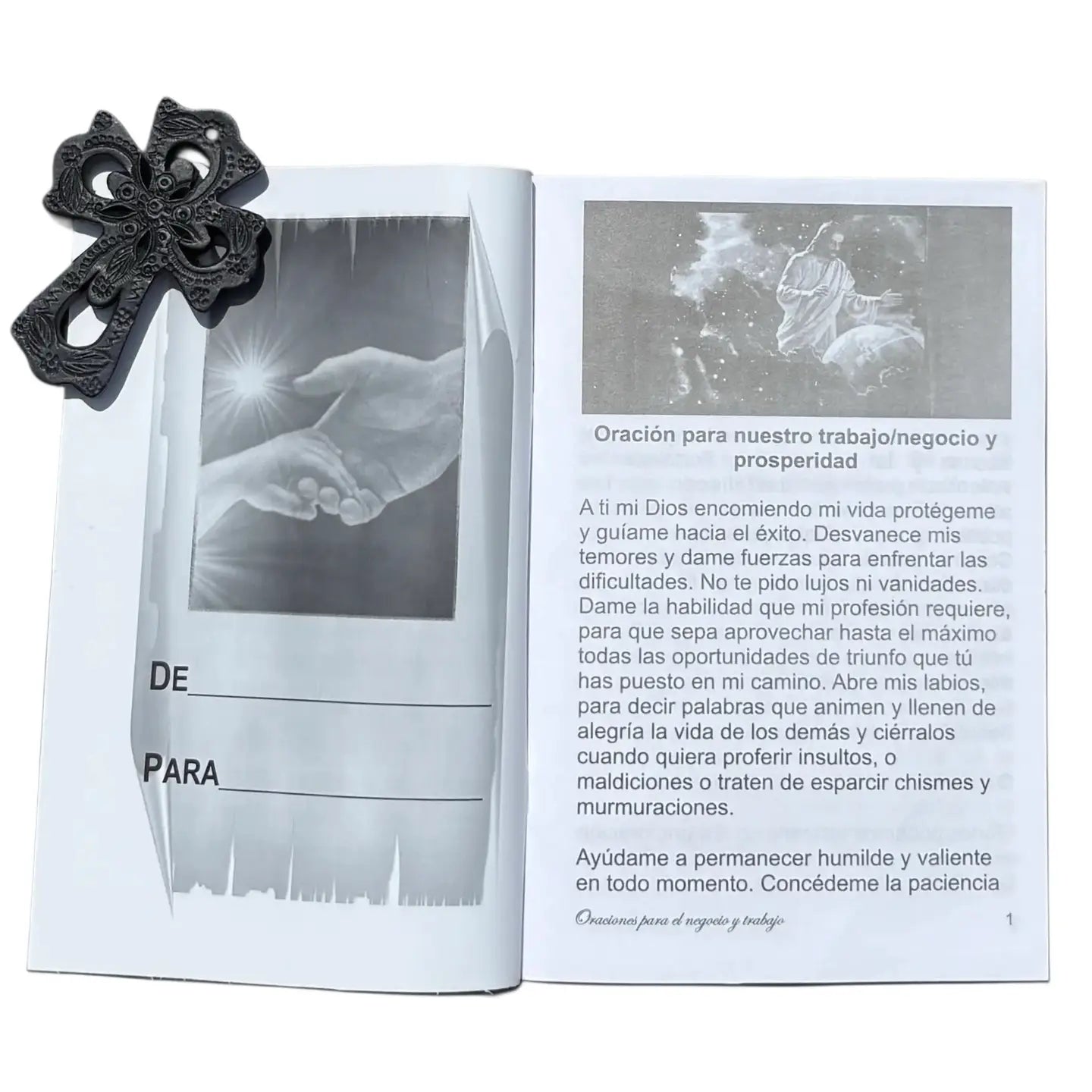 Benedicion y Oraciones para El Negocio y Trabajo Softcover Book