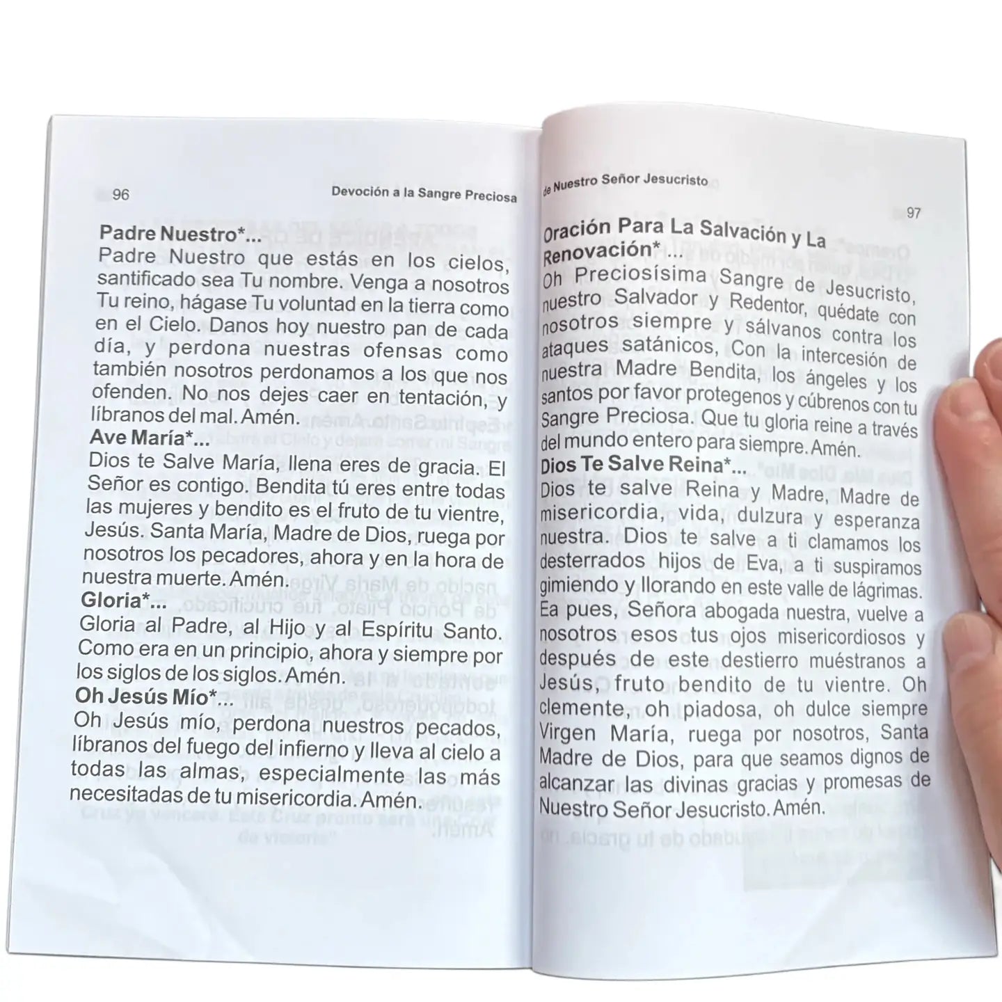 Devocion a Preciosisima Sangre Nuestro Sr Jesucristo Book