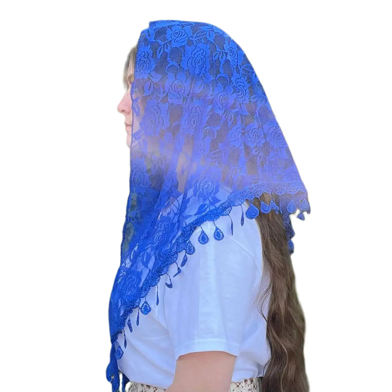 St. Claire of Assisi Veil - BLUE