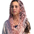Cherry Blossom Veil - BURGUNDY