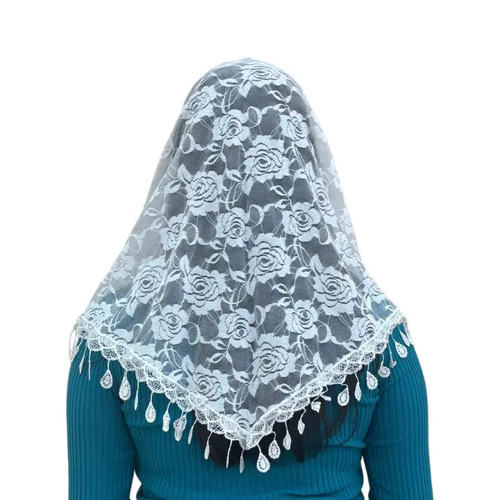 Veil ~ St. Claire of Assisi - WHITE