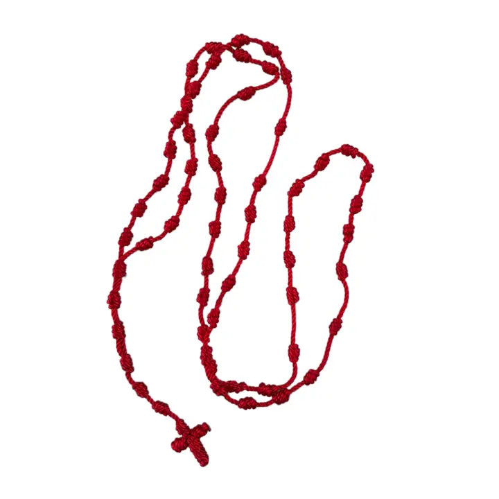 Rosary - Rope RED 18"