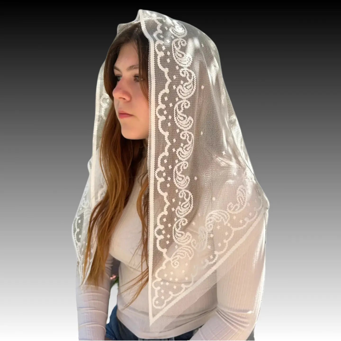 Jerusalem Veil - WHITE