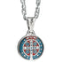 St. Benedict Medal SS Necklace    1"