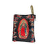Our Lady of Guadalupe (BLACK) SM Rosary Pouch   3″ x 4″