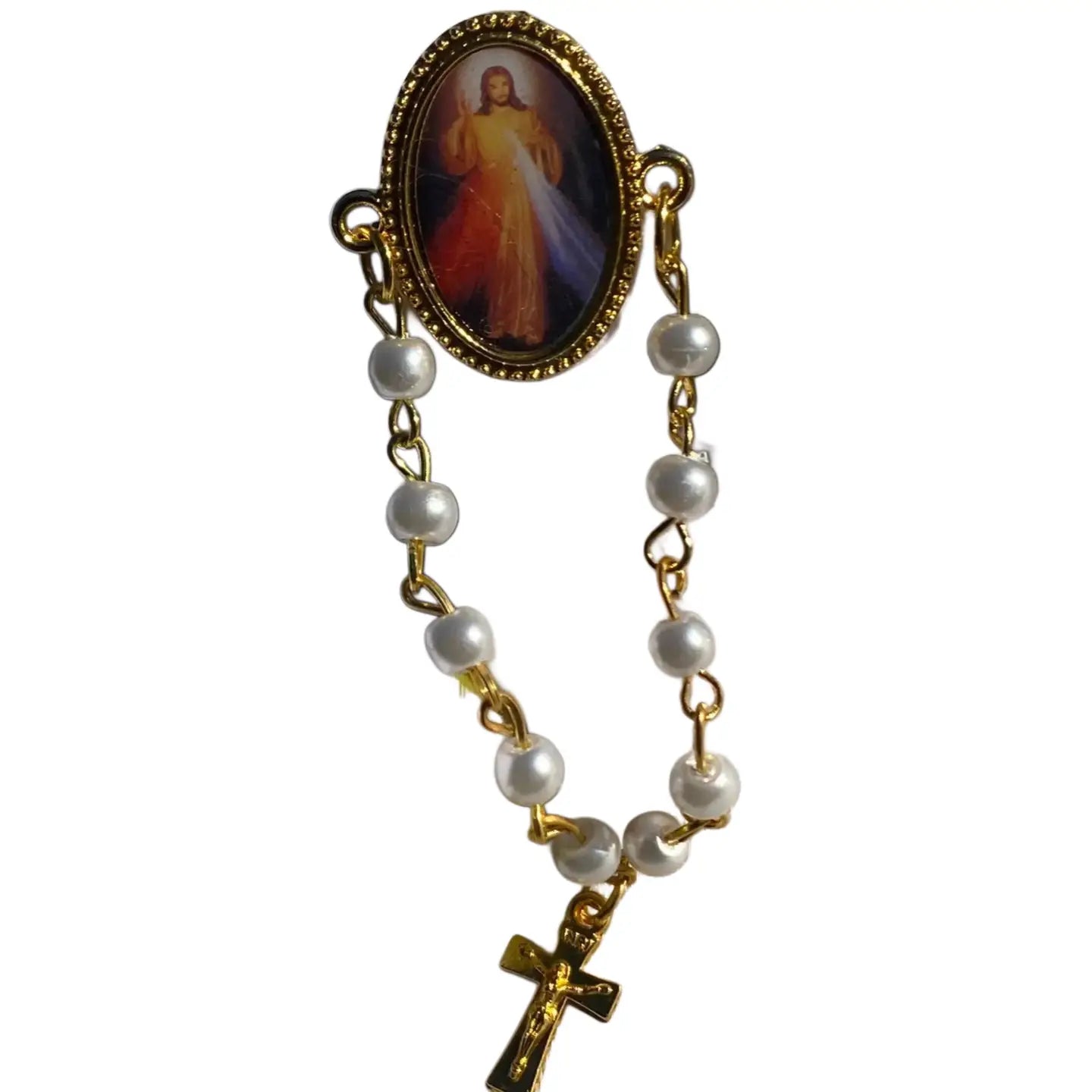 Divine Mercy Lapel Pin   2.25"