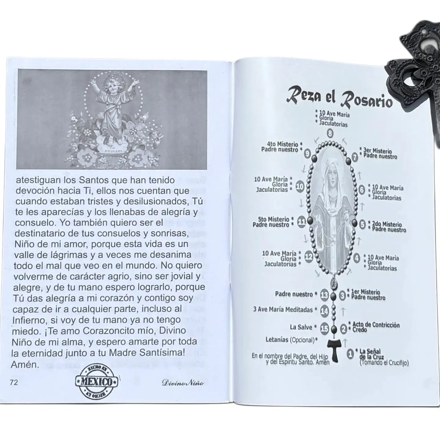 Compendio de Oraciones al Divino Niño Jesus Softcover Book
