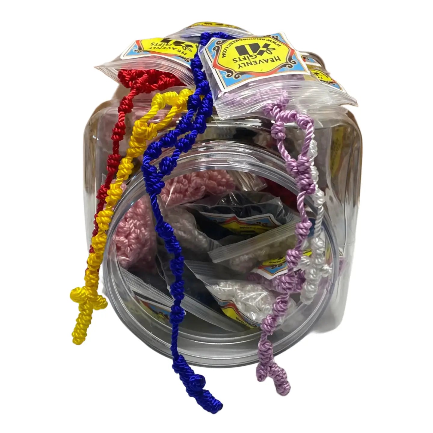 The Knotted Rosaries Display 48 pcs
